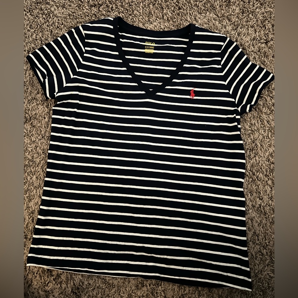 Brand new Polo Ralph Lauren short sleeve v neck tee